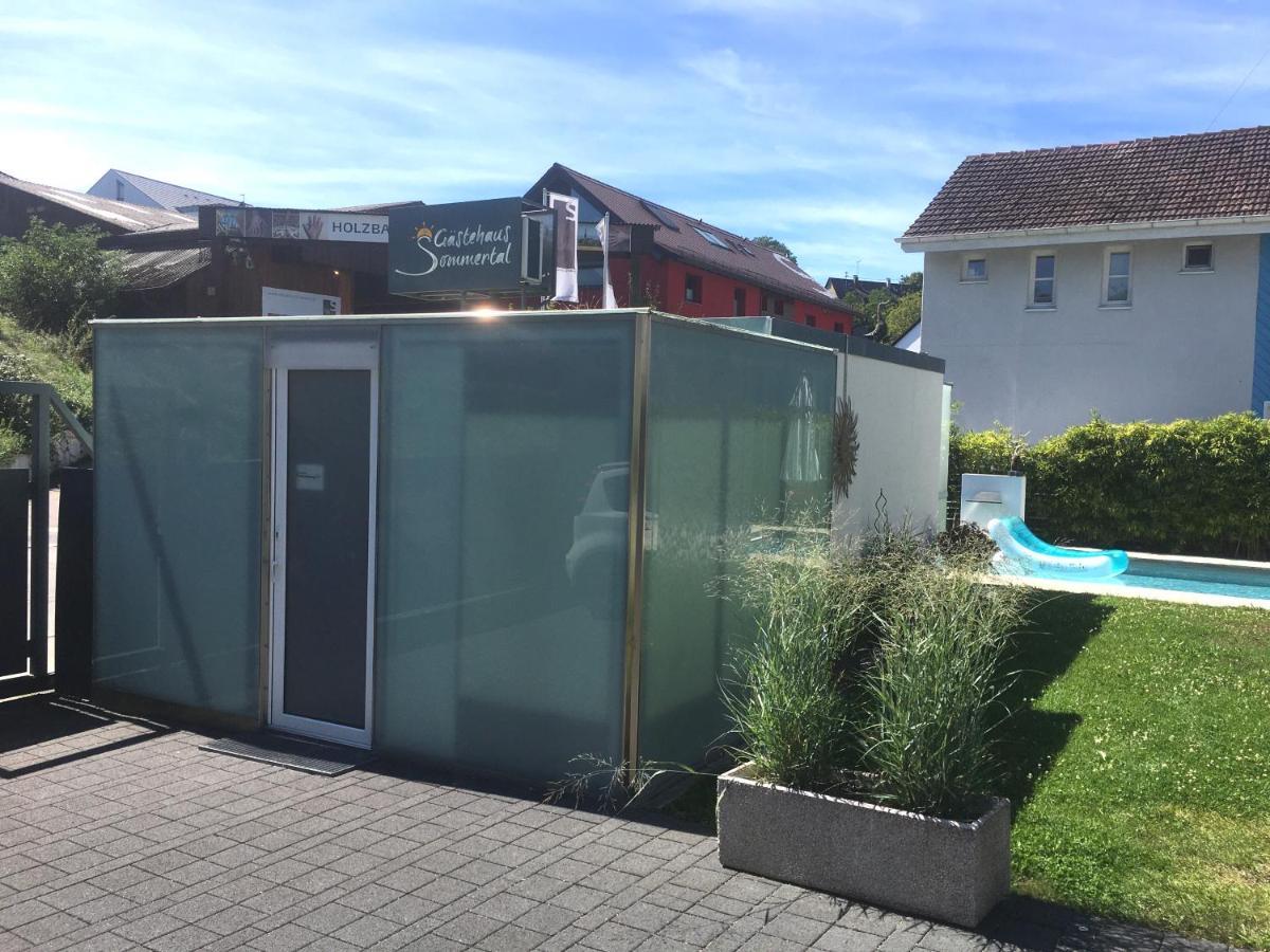 Gaestehaus Sommertal Mit Pool Im Garten, Eigener Parkplatz, 800M Zum Bodensee, 300M Zur Altstadt Meersburg Exterior foto